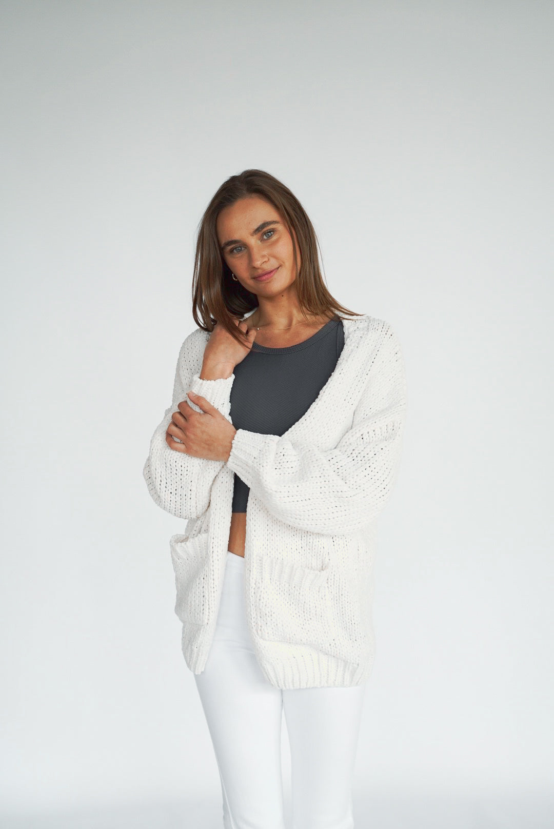 The Miracle Chunky Knit Cardigan – Nati Boutique
