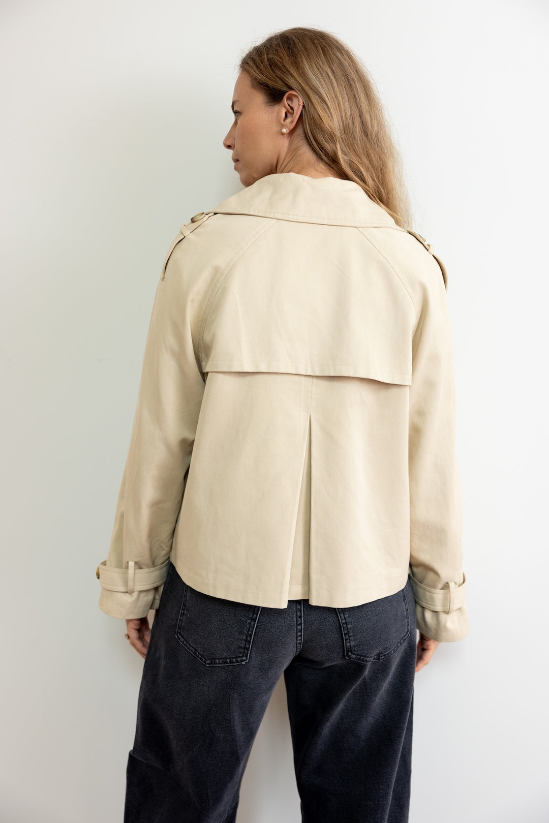 Tori Cropped Trench Jacket