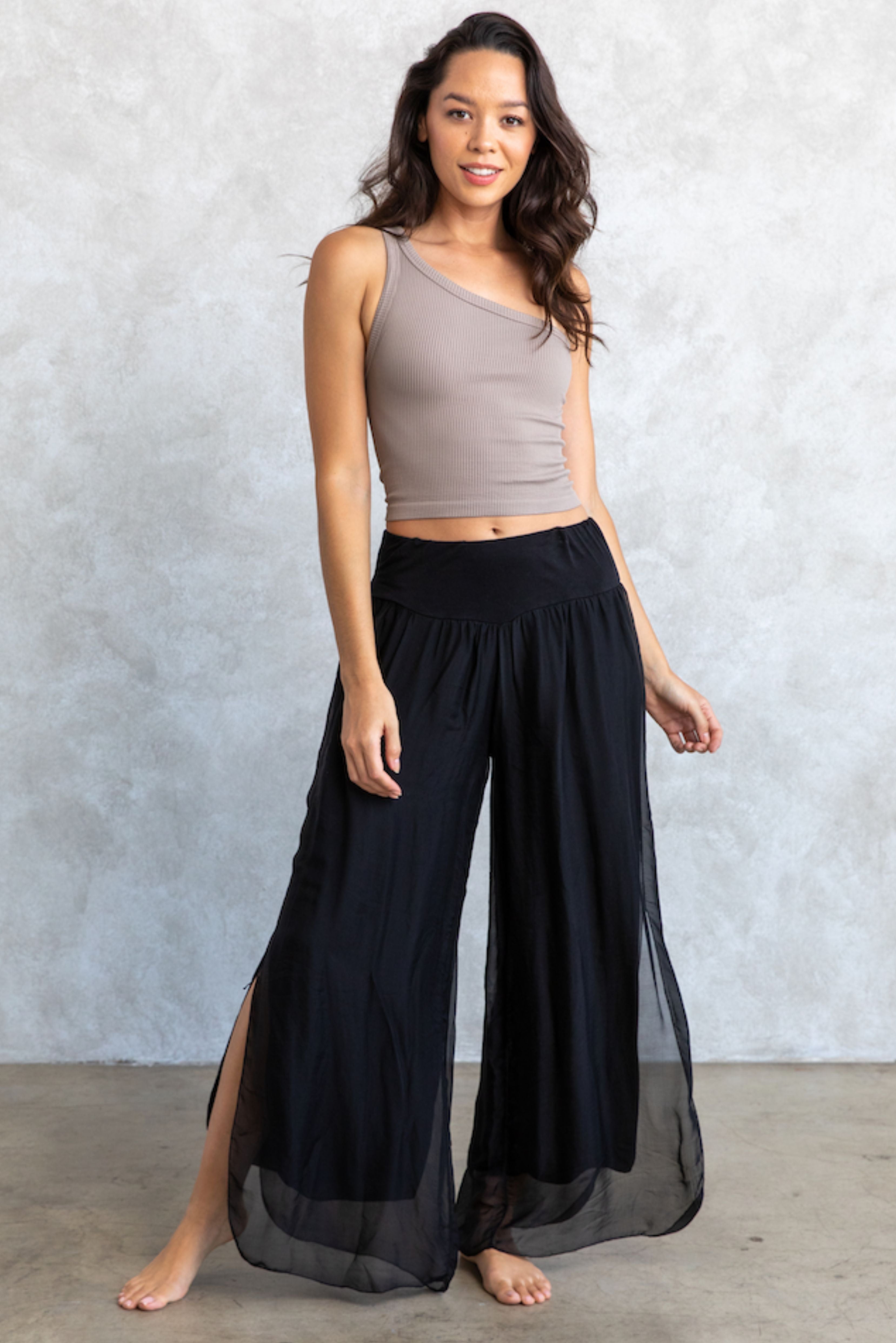 European Style Silk Trouser Pant