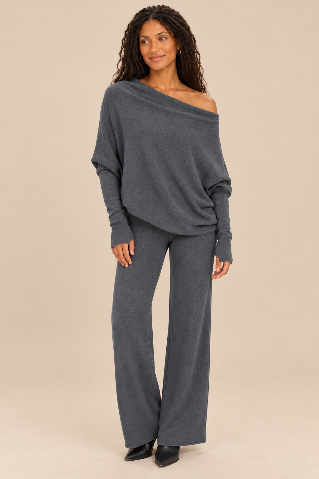 Nati Boutique Cassie Asymmetrical Drape Sweater TruScore & Quality Report