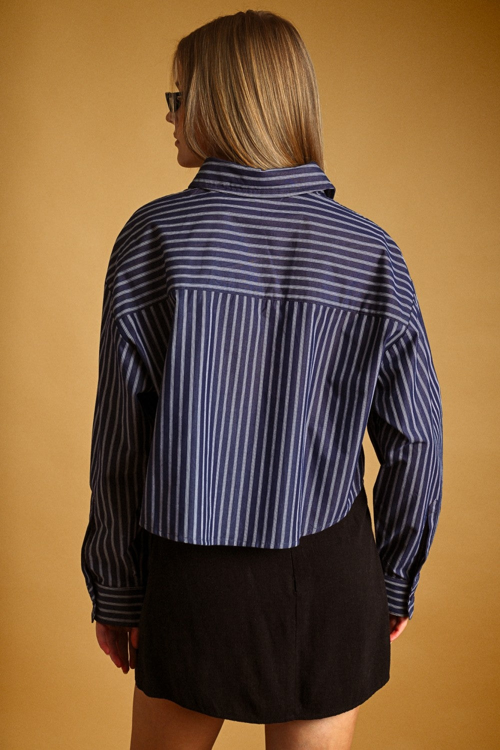Lina Cropped Button Up