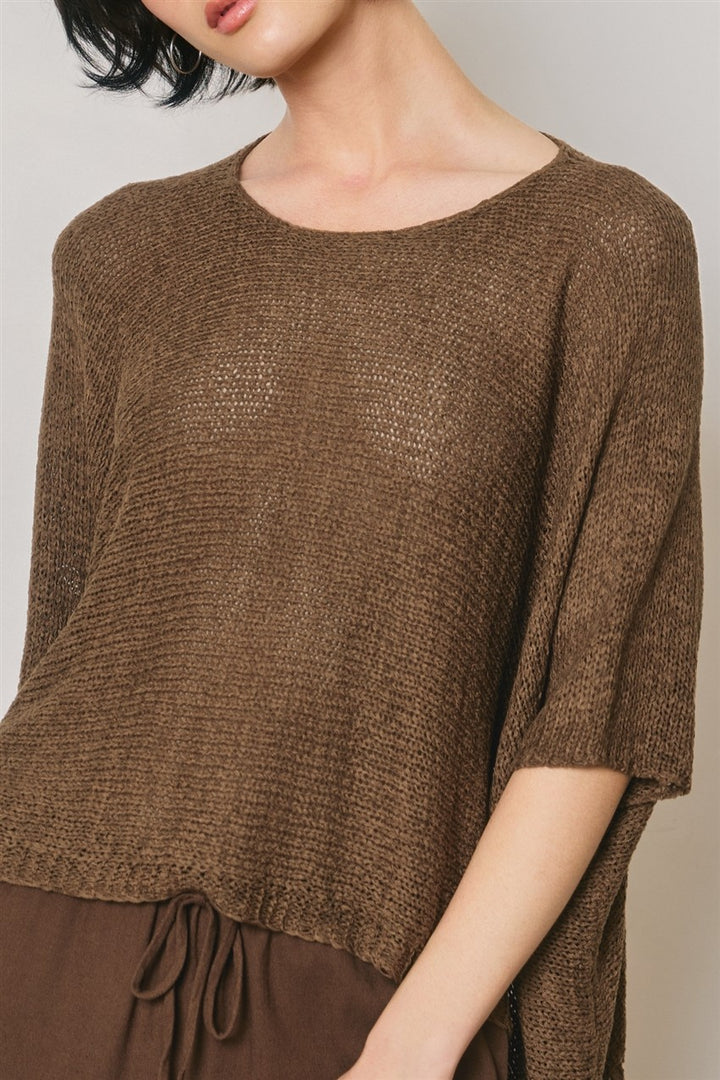Myra Cropped Poncho
