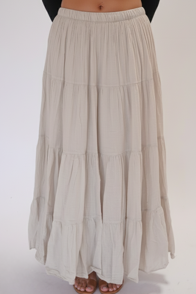 Quinn Tiered Maxi Skirt