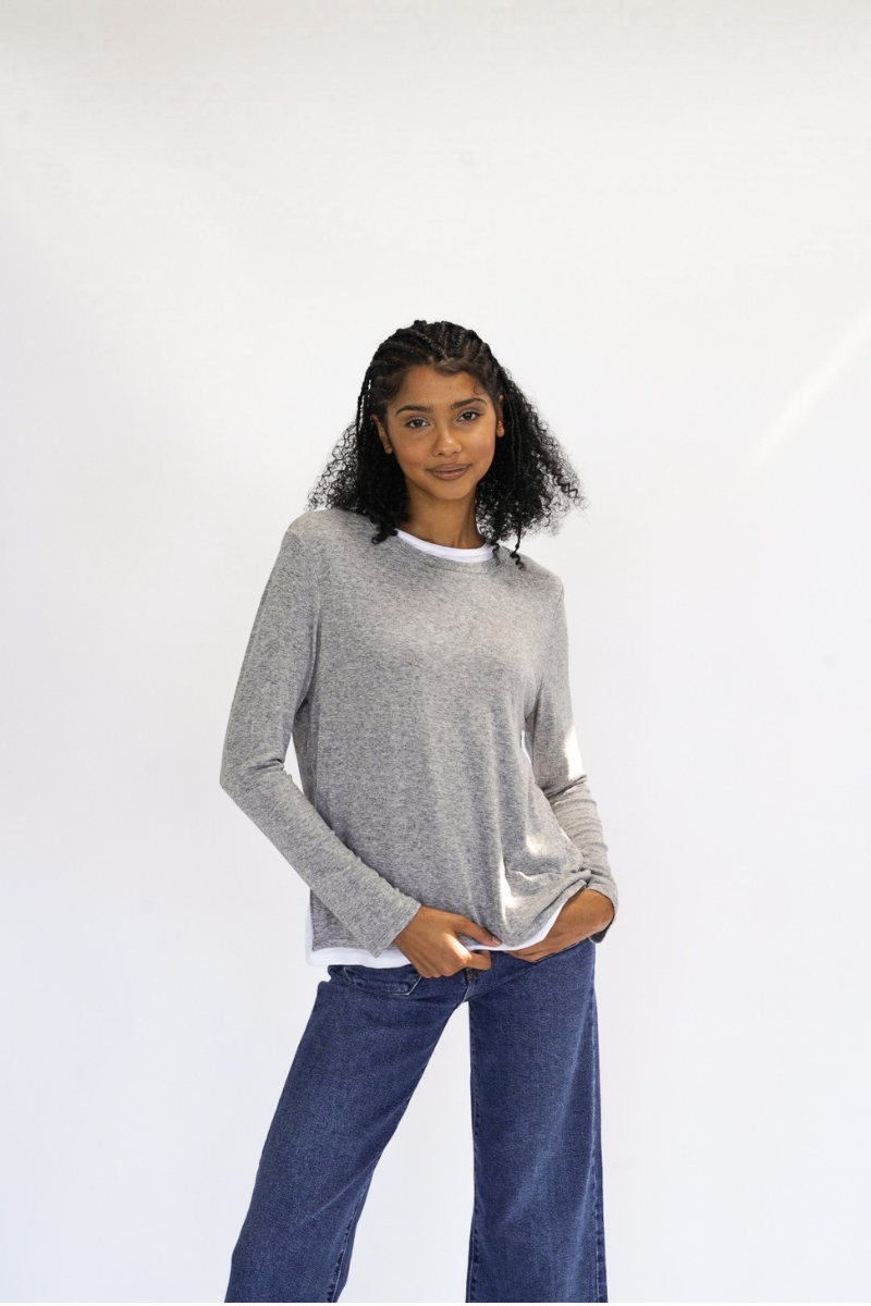 Double Layer Long Sleeve – Nati Boutique