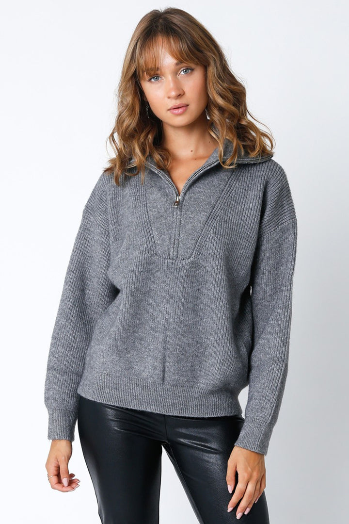 Phoebe Zip Sweater