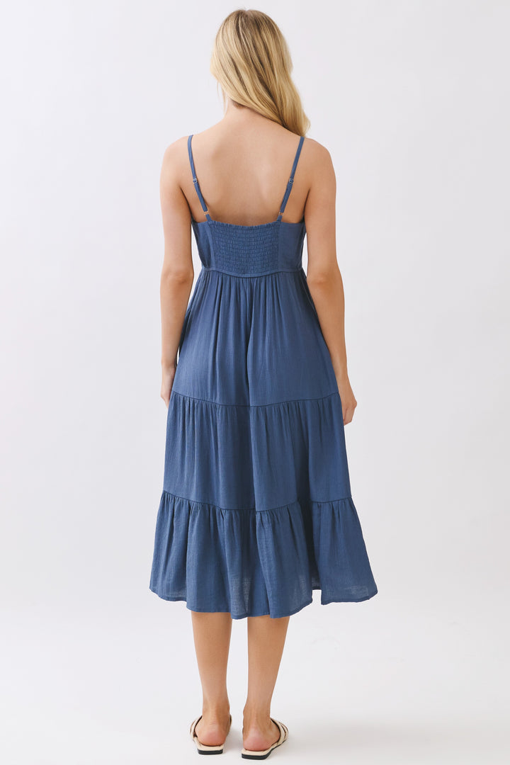 Eden Tiered Midi Dress