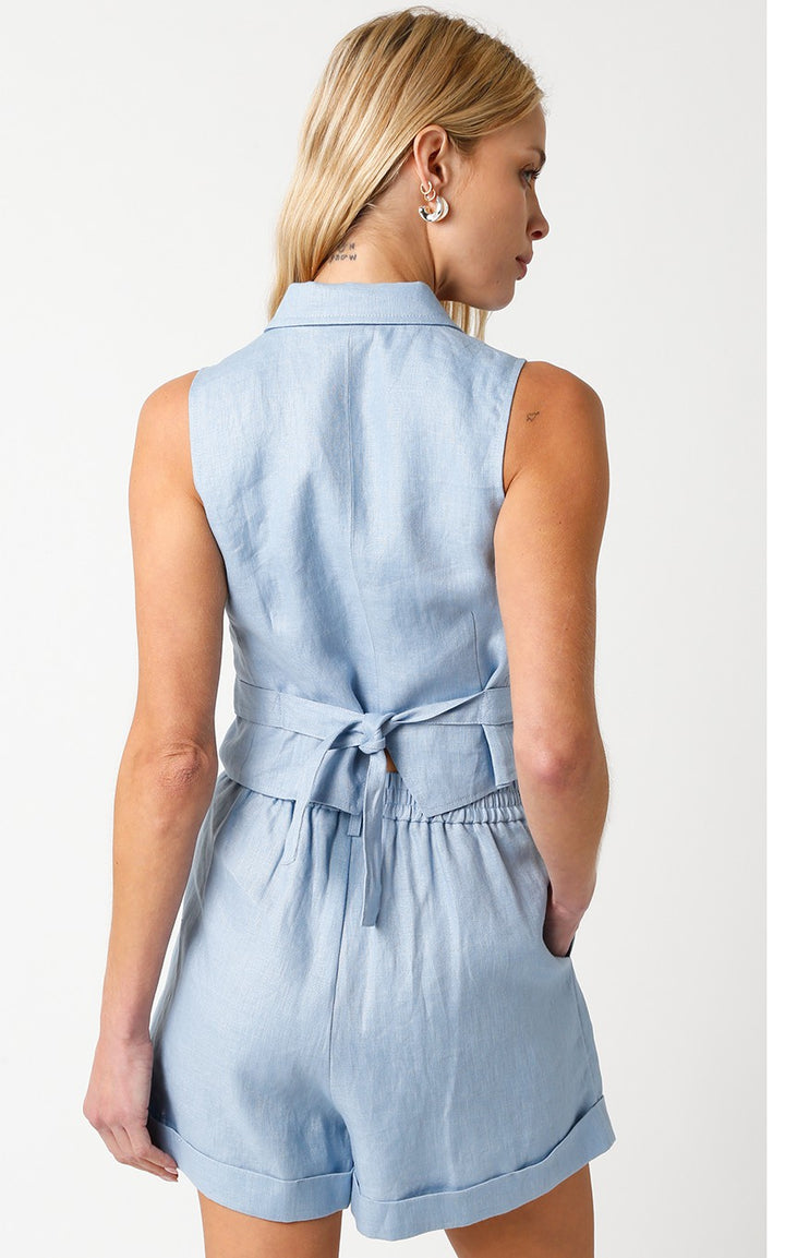 Sydney Linen Vest