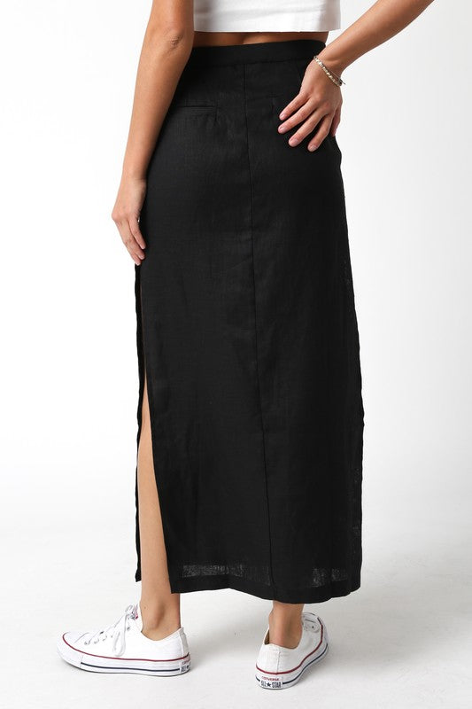 Stella Linen Skirt