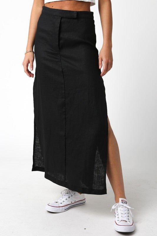 Stella Linen Skirt