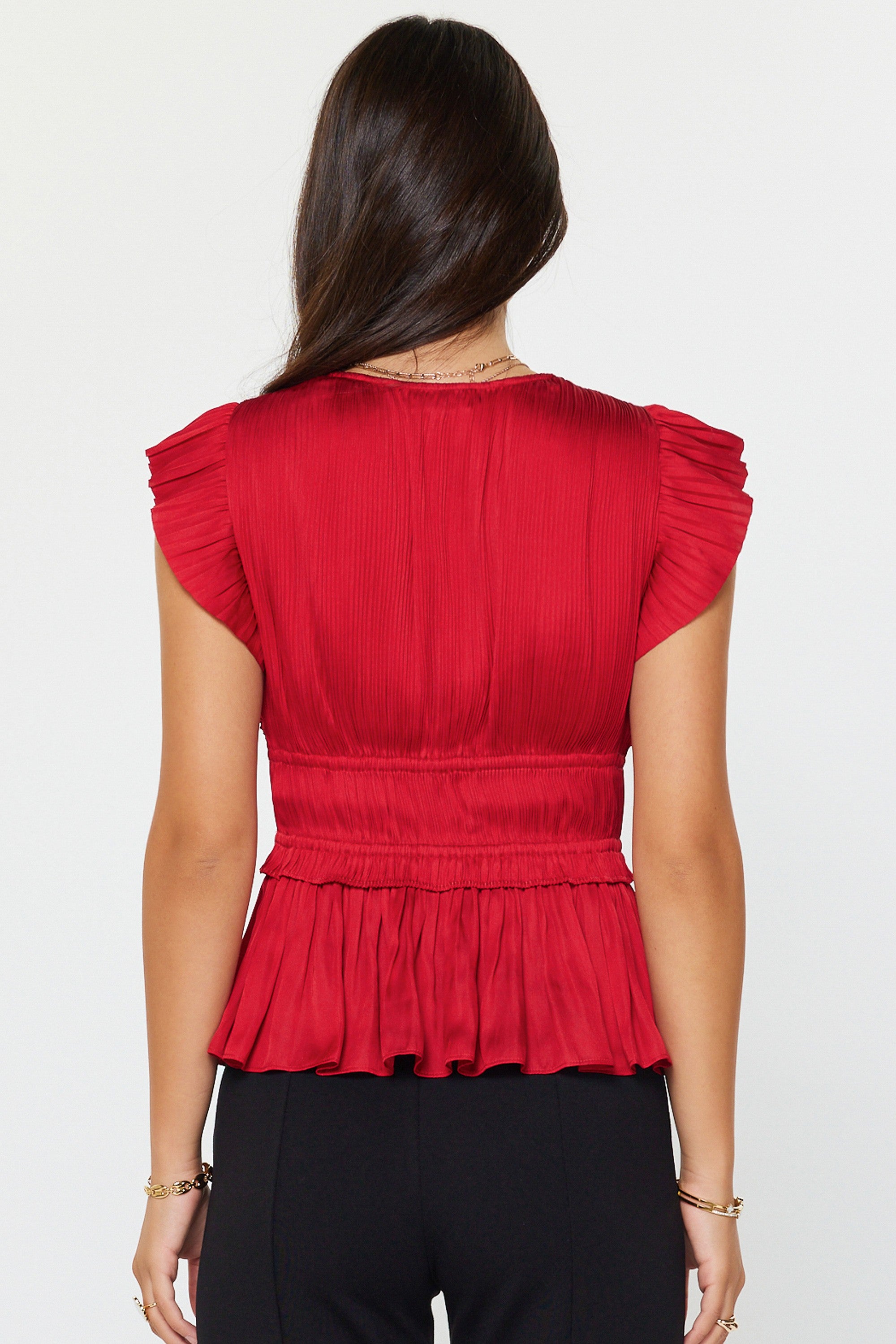 Vera Peplum Blouse – Nati Boutique