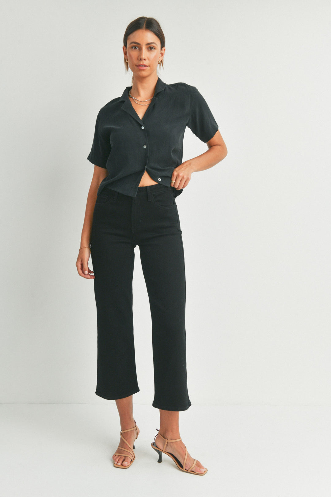 California Classic Wide Leg Jeans