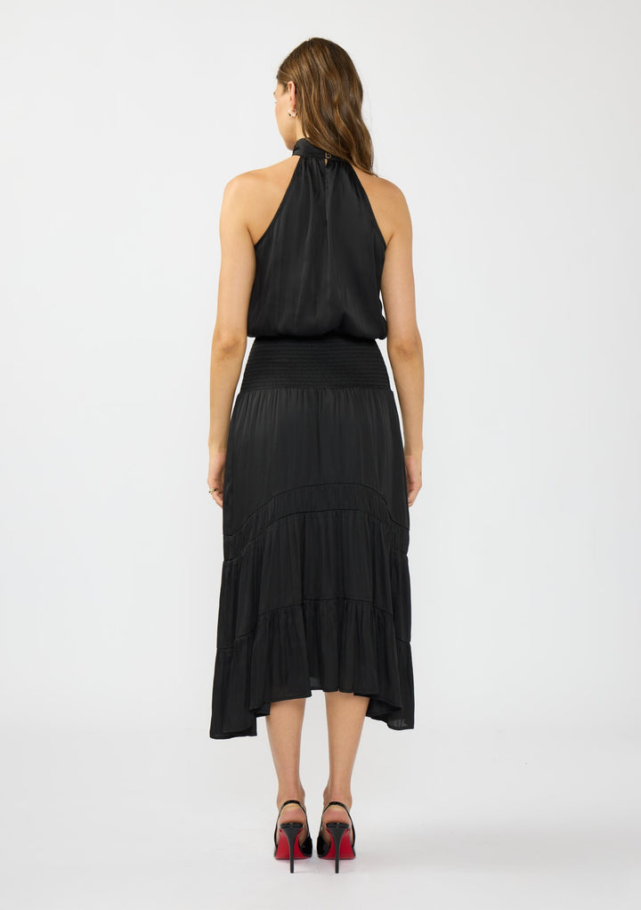 Ariana Halter Neck Midi Dress