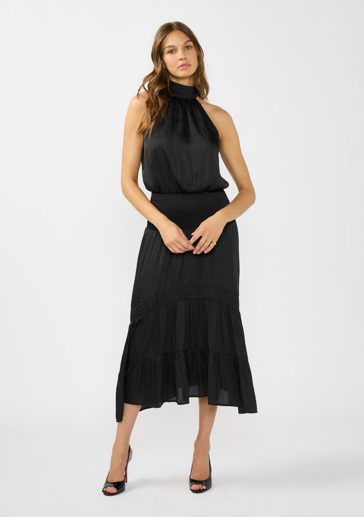 Ariana Halter Neck Midi Dress