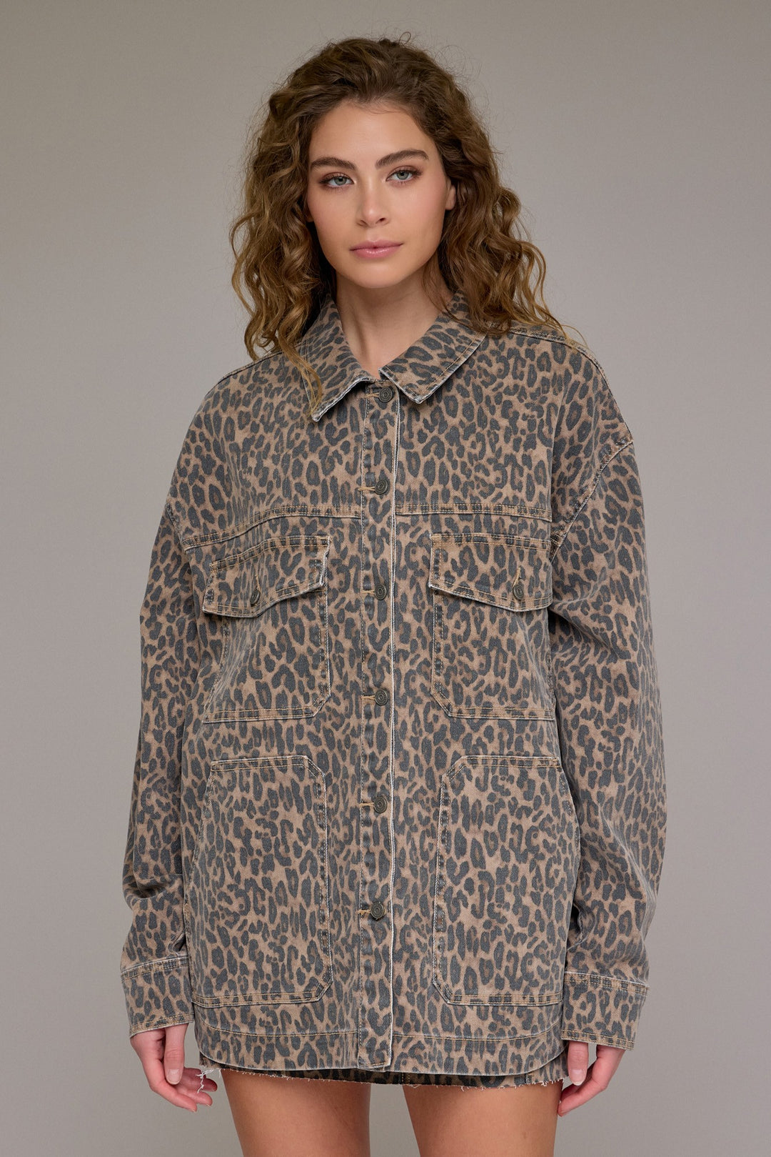 Oversized Denim Shacket