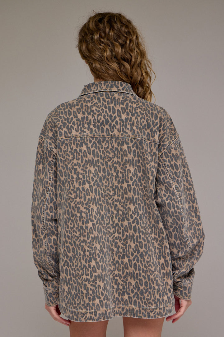 Oversized Denim Shacket
