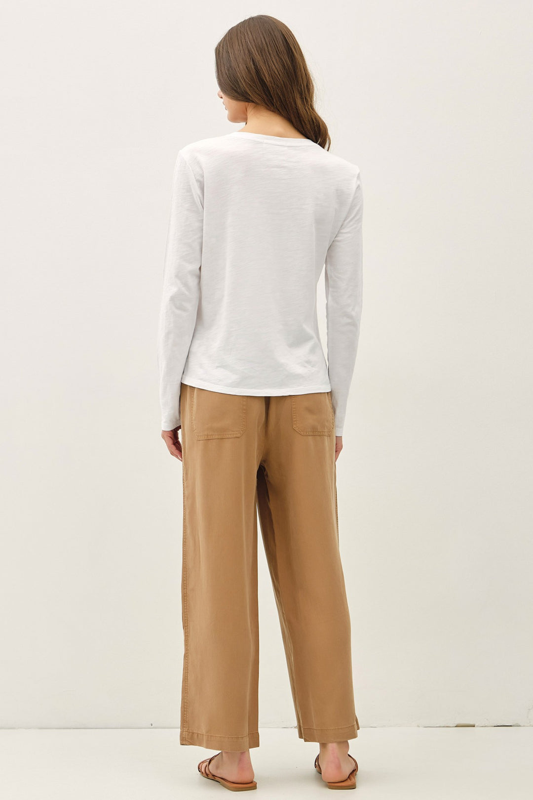 Cotton Slub Long Sleeve Tee