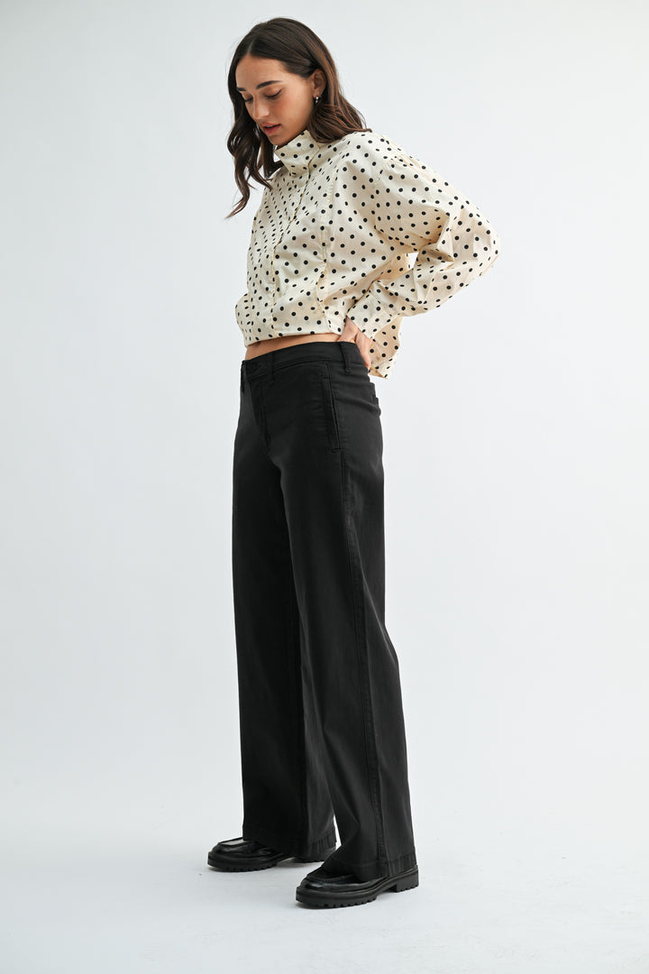 Stretch Twill Straight Leg