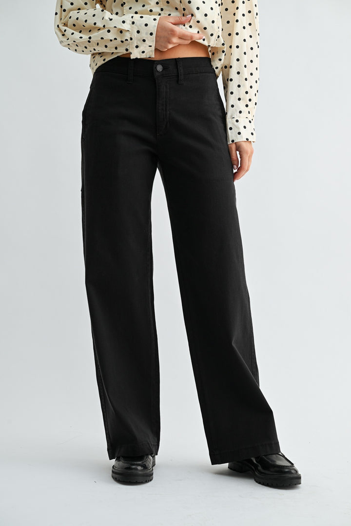 Stretch Twill Straight Leg
