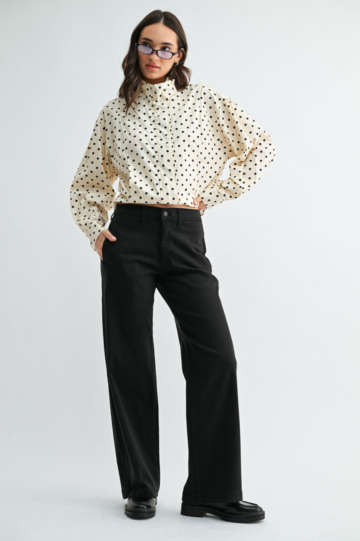 Stretch Twill Straight Leg