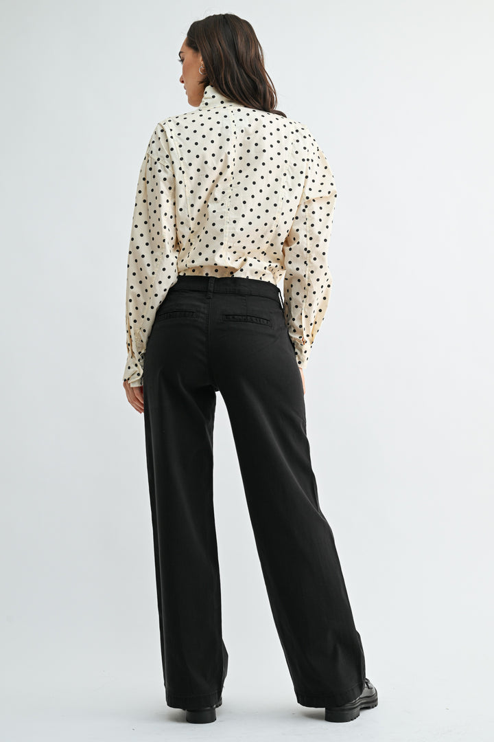 Stretch Twill Straight Leg