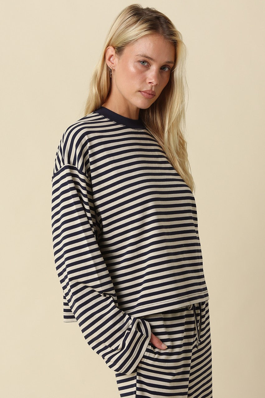 Billie Striped Long Sleeve Tee