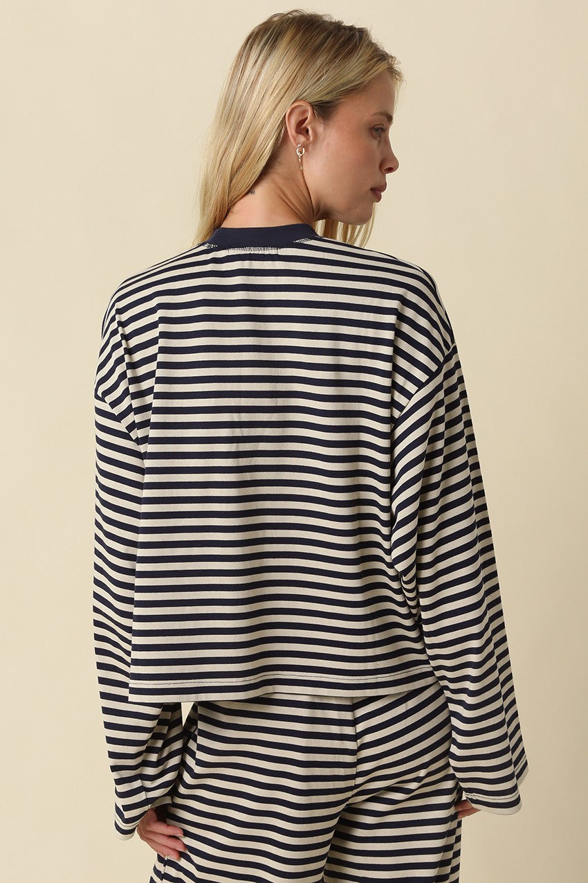 Billie Striped Long Sleeve Tee