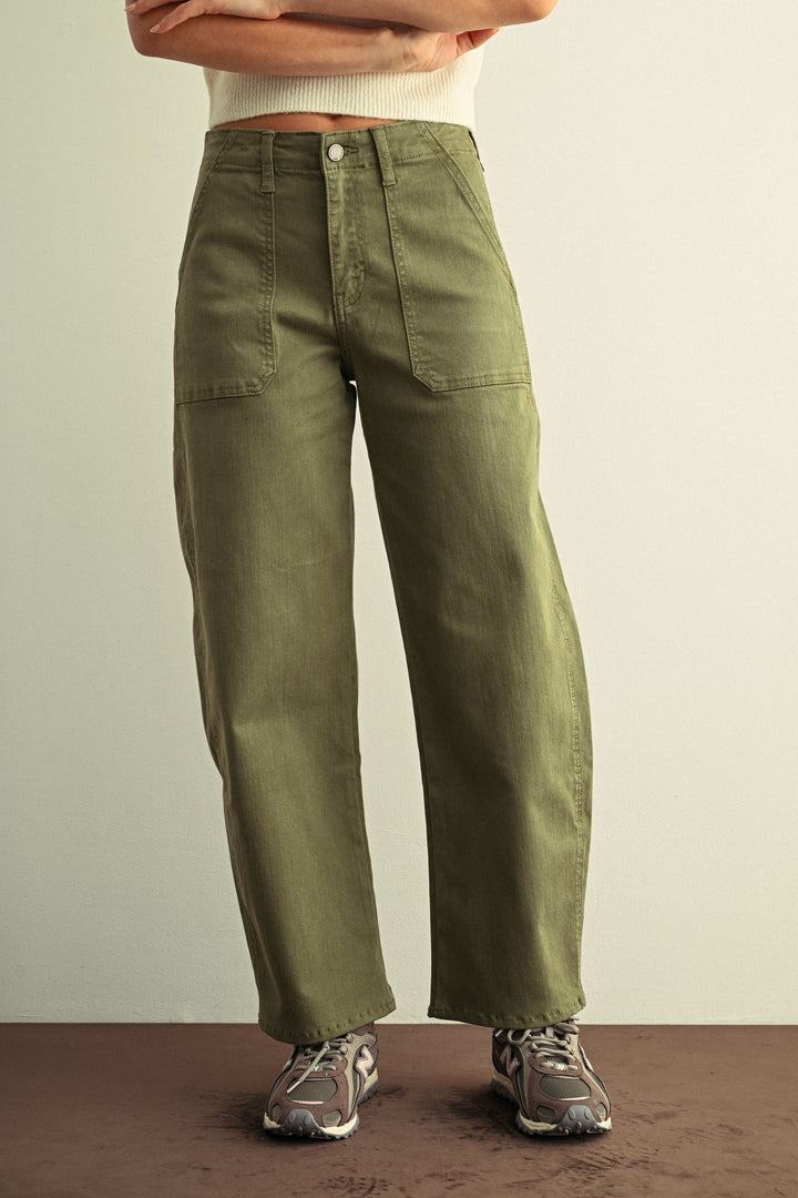 Stretch Twill Utility Barrel