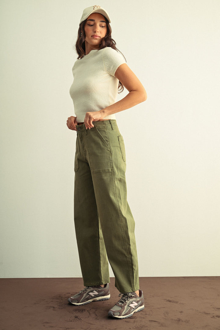 Stretch Twill Utility Barrel