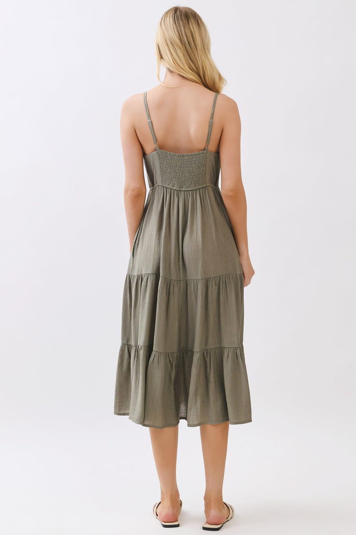 Eden Tiered Midi Dress