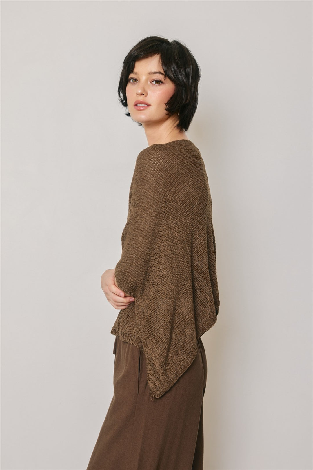 Myra Cropped Poncho