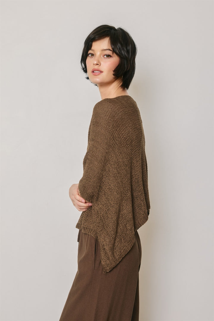 Myra Cropped Poncho