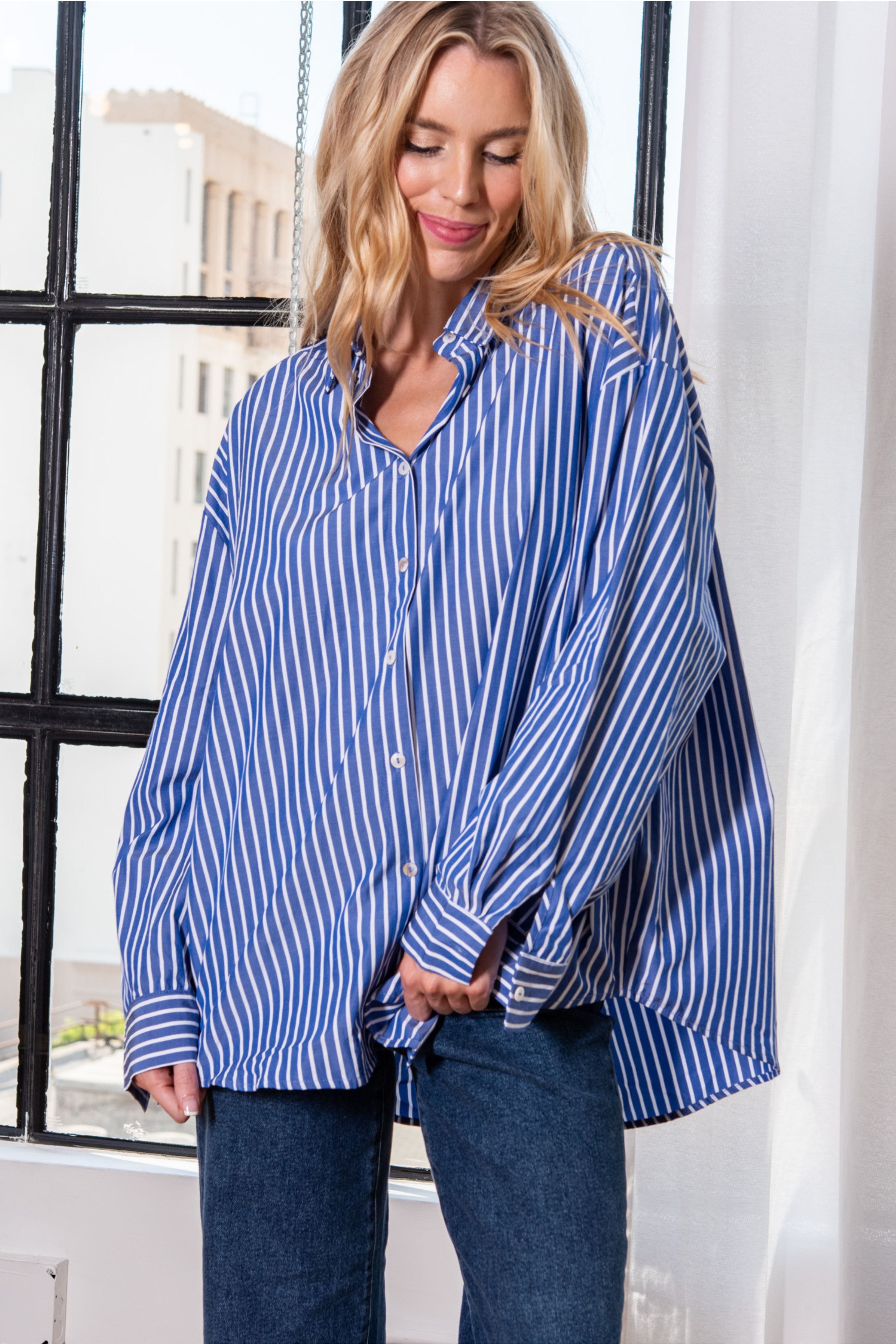 Claire Button Down – Nati Boutique