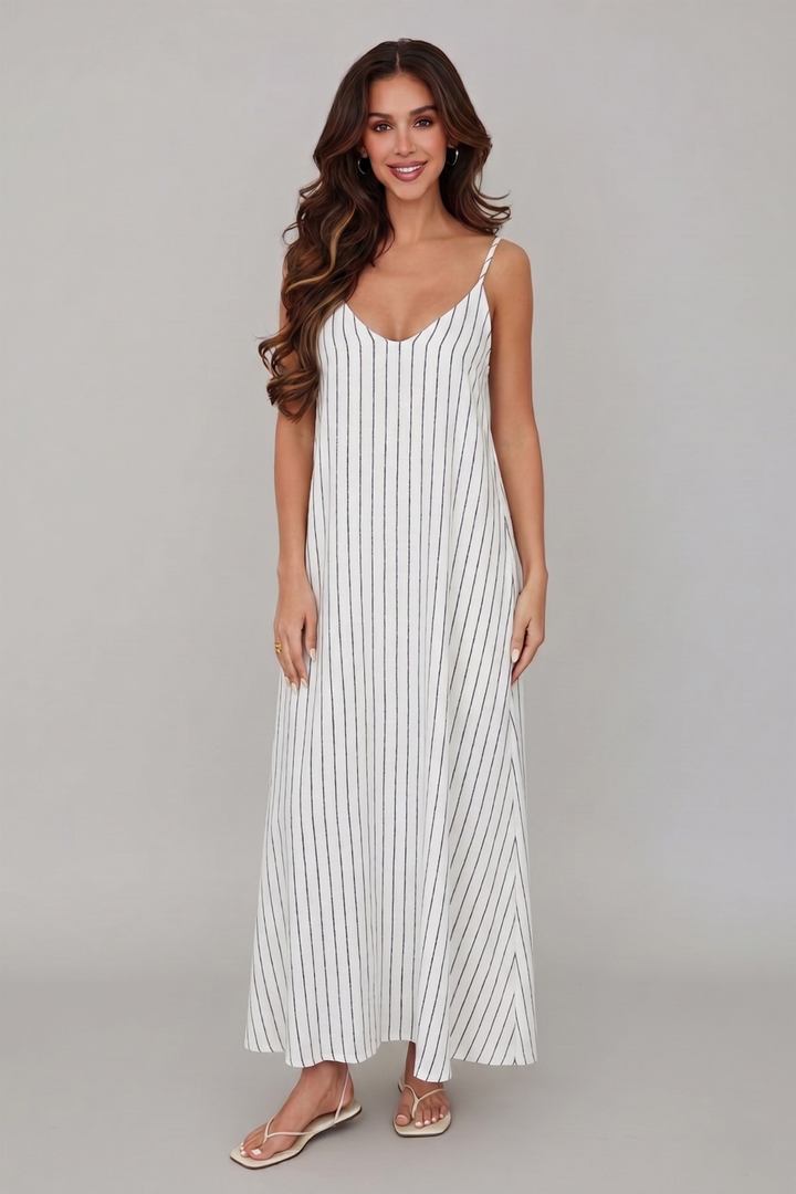 Seana Linen Maxi Dress
