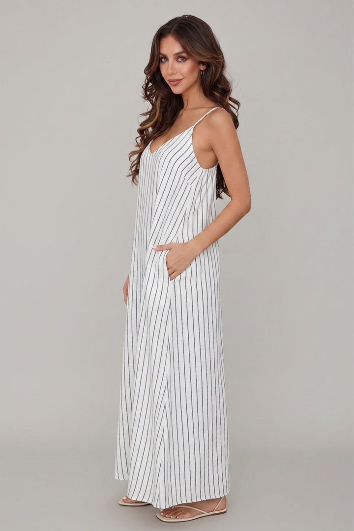 Seana Linen Maxi Dress