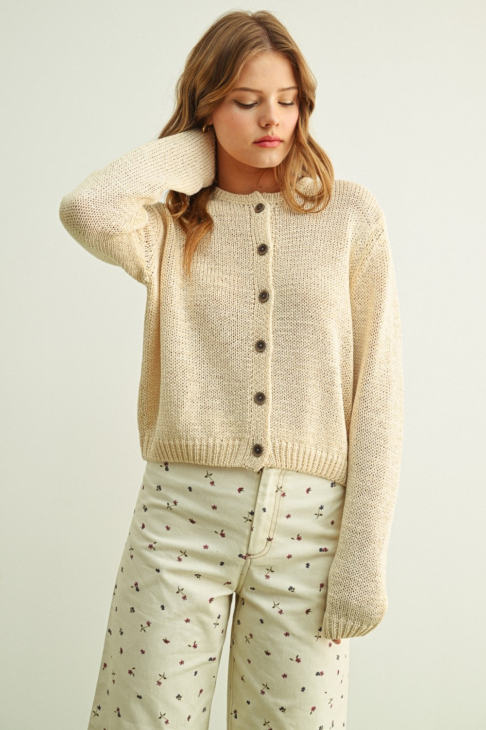 Krissy Knit Button Cardigan
