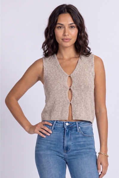 Lauren Vest Cardigan – Nati Boutique