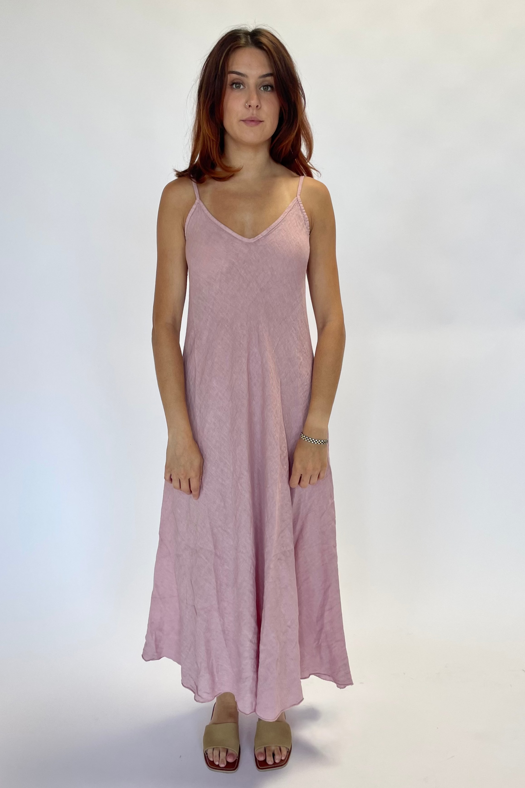Linen Slip Dress Nati Boutique Linen Slip Dress Nati Boutique