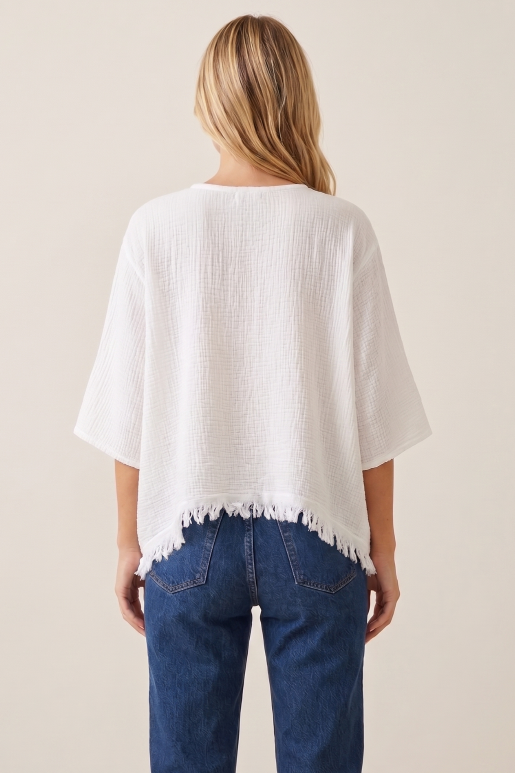 Eleanor Fringe Poncho