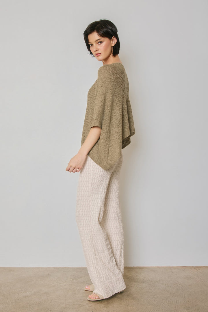Myra Cropped Poncho