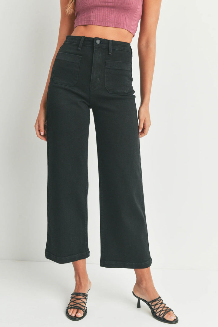 Patch Pocket Wide Leg