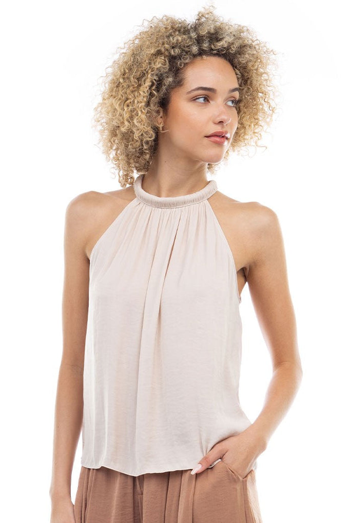 High Neck Halter Top