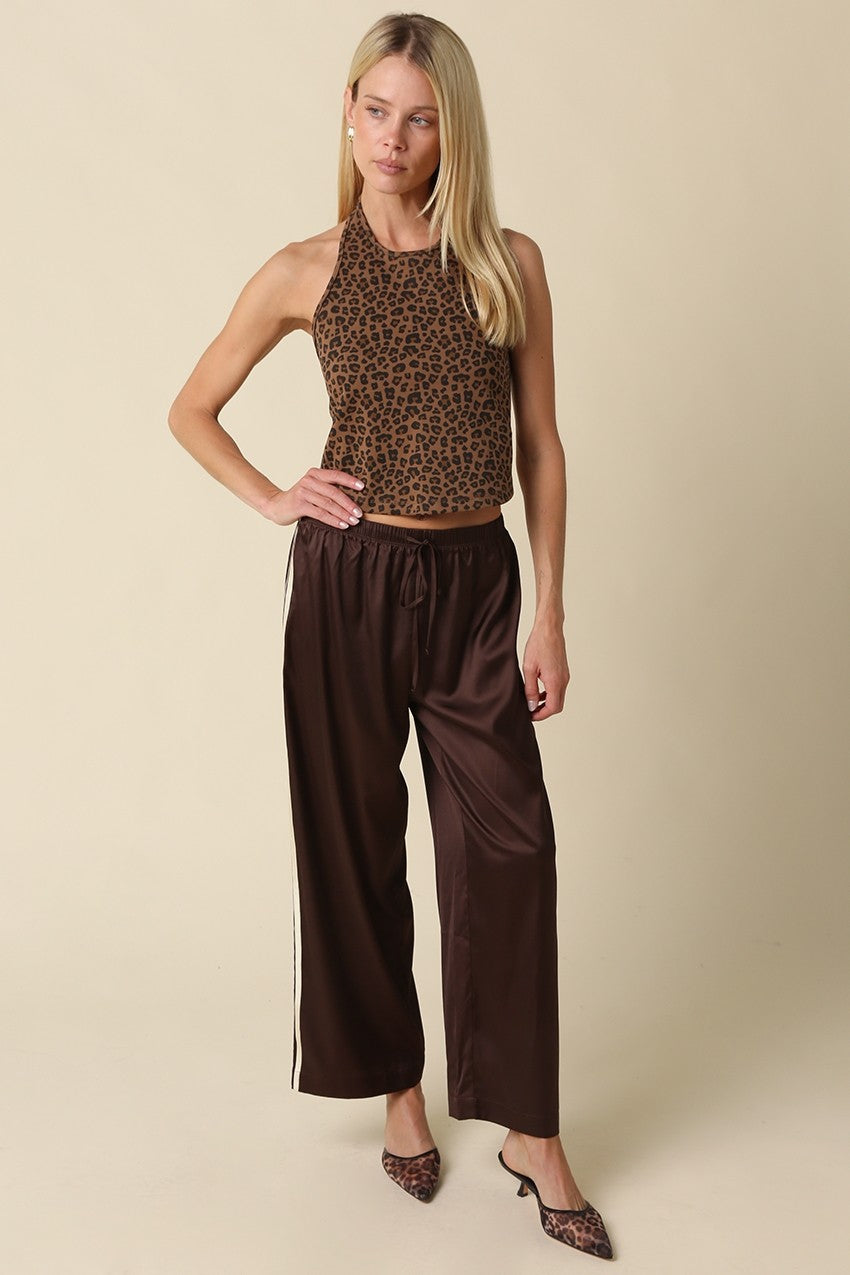 Side Stripe Silky Track Pant