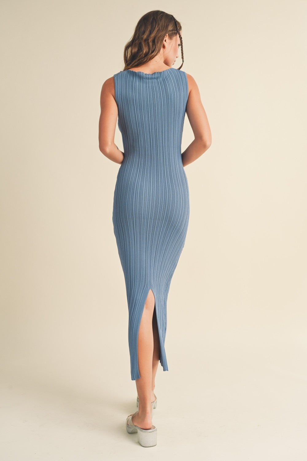 Caitlyn Long Ribbed Dress