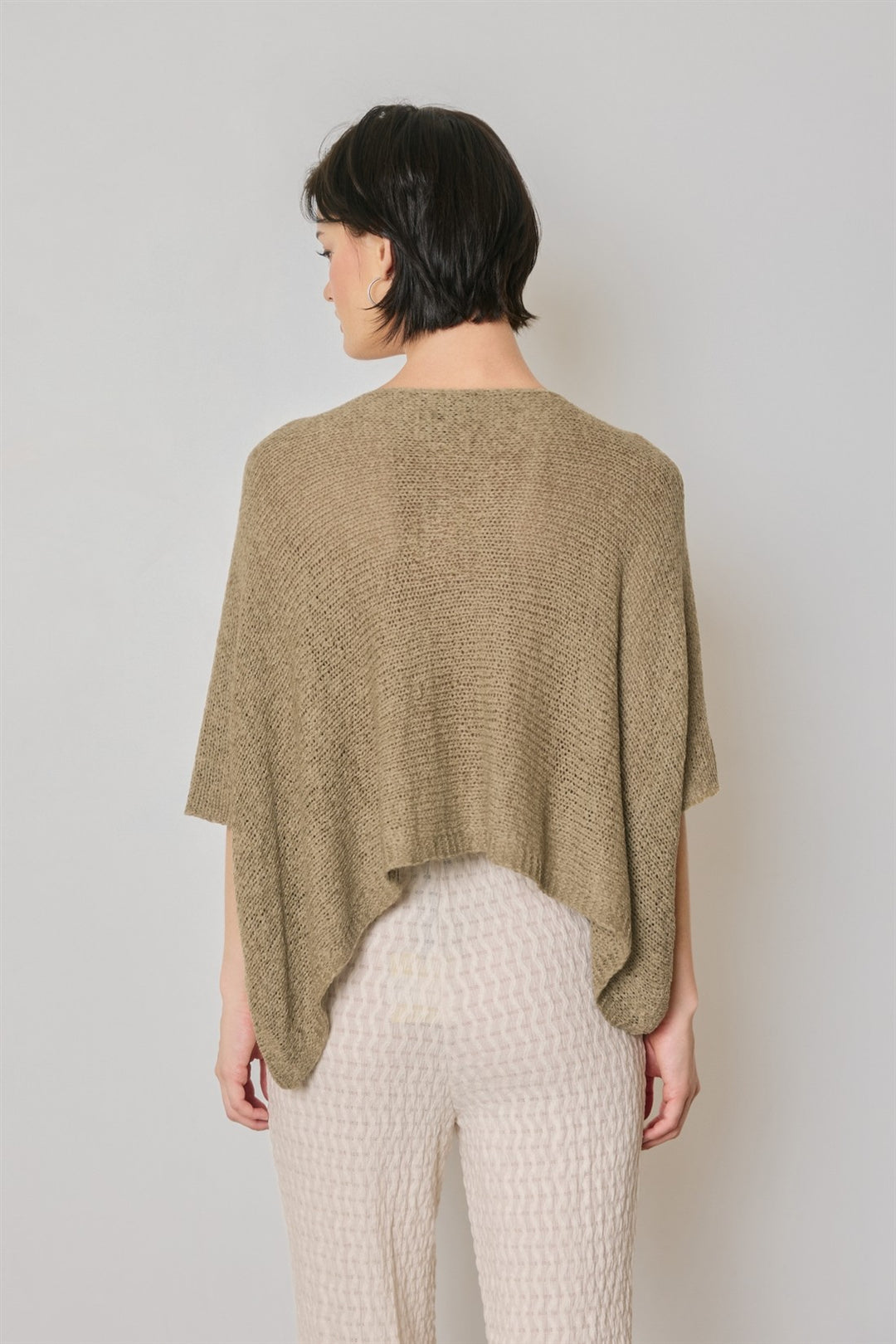 Myra Cropped Poncho