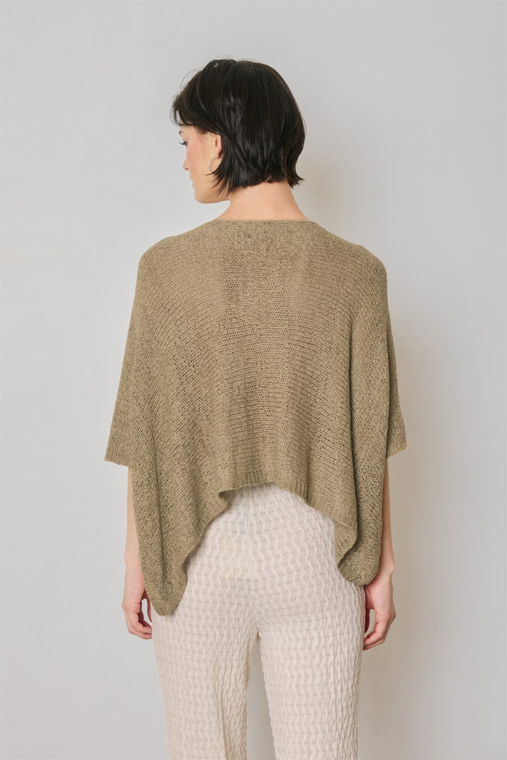 Myra Cropped Poncho