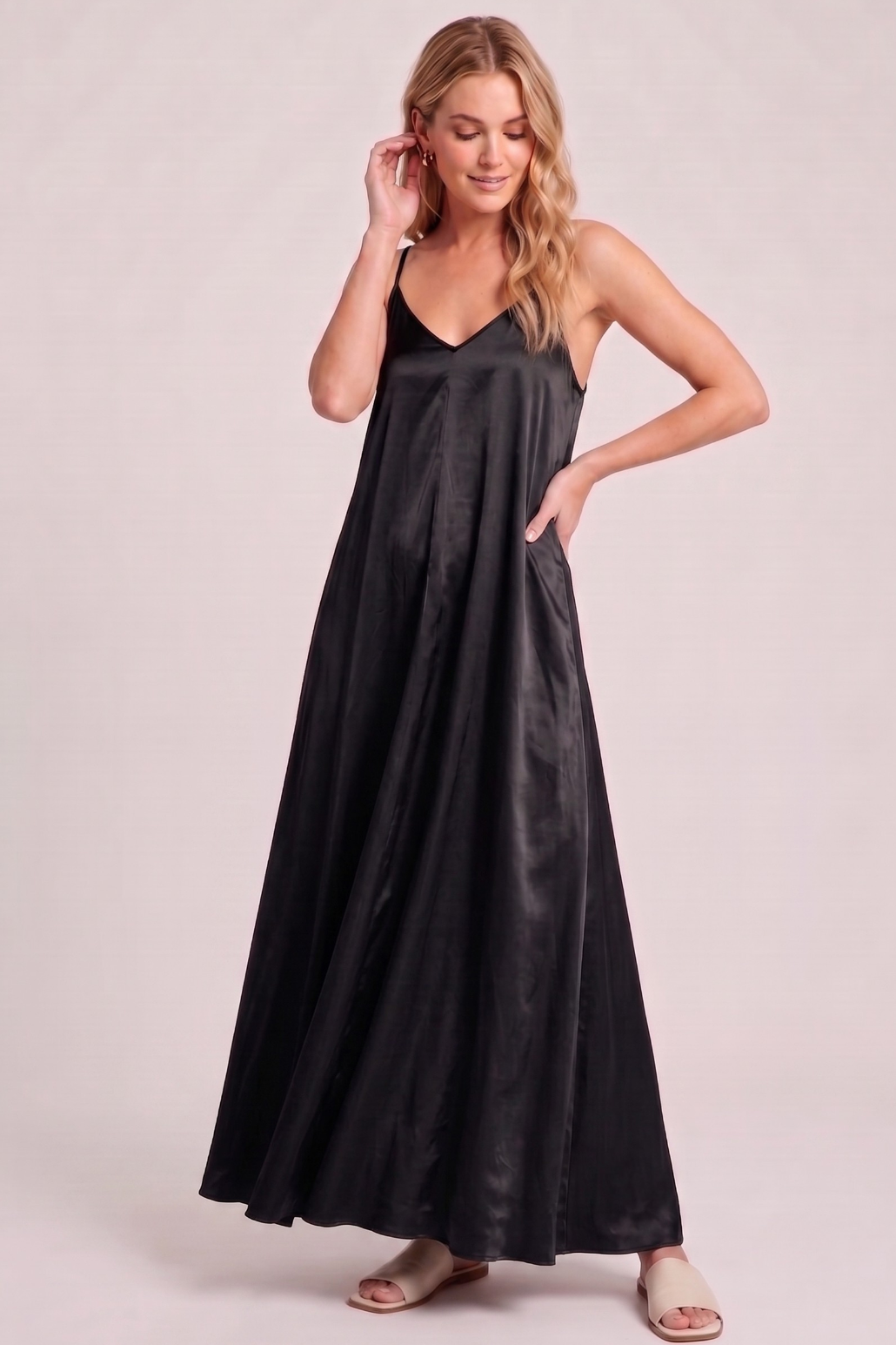 Skylar Silky Slip Maxi Dress