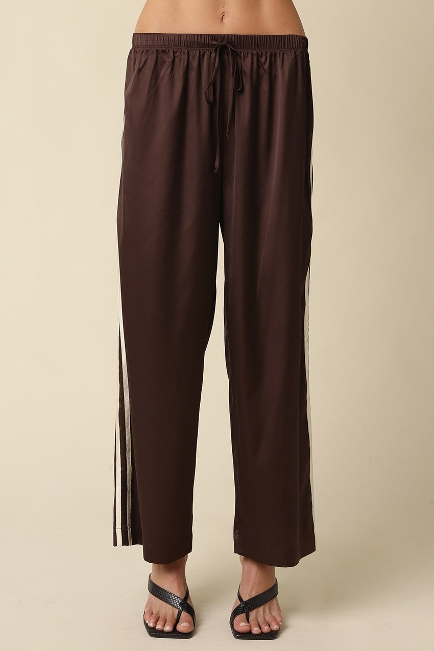 Side Stripe Silky Track Pant