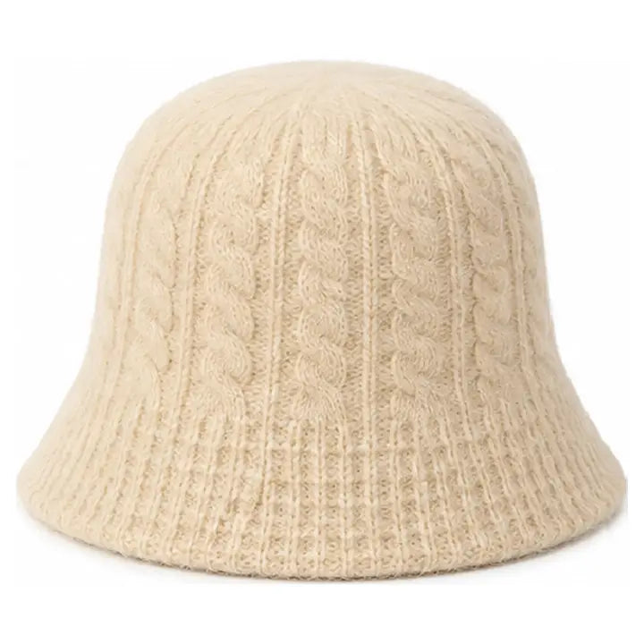Cable Knit Bucket Hat