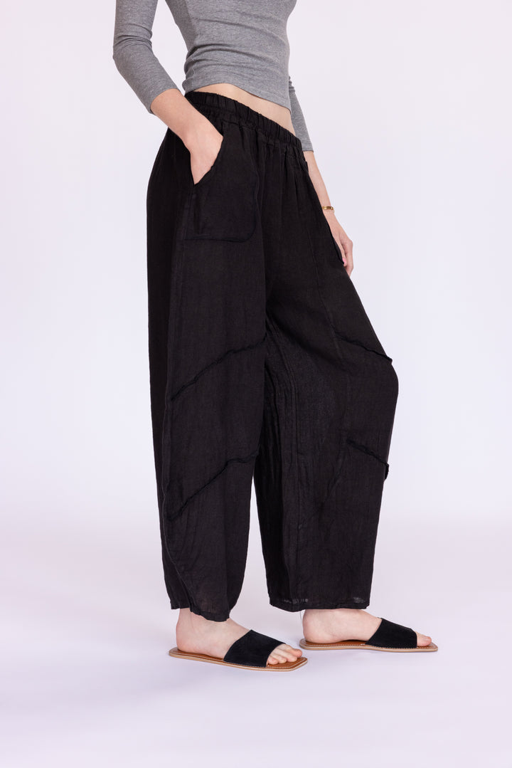 Barrel Linen Pants