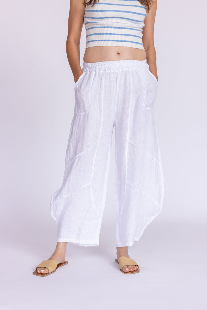 Barrel Linen Pants